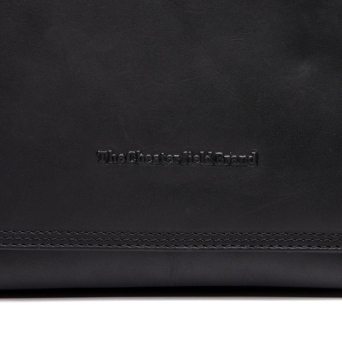 
Classic 100% Full-Grain leather Bag - Вигляд ззаду з посиленими шкіряними ременями та прострочкою