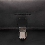 
Classic 100% Full-Grain leather Bag - Вигляд ззаду з посиленими шкіряними ременями та прострочкою