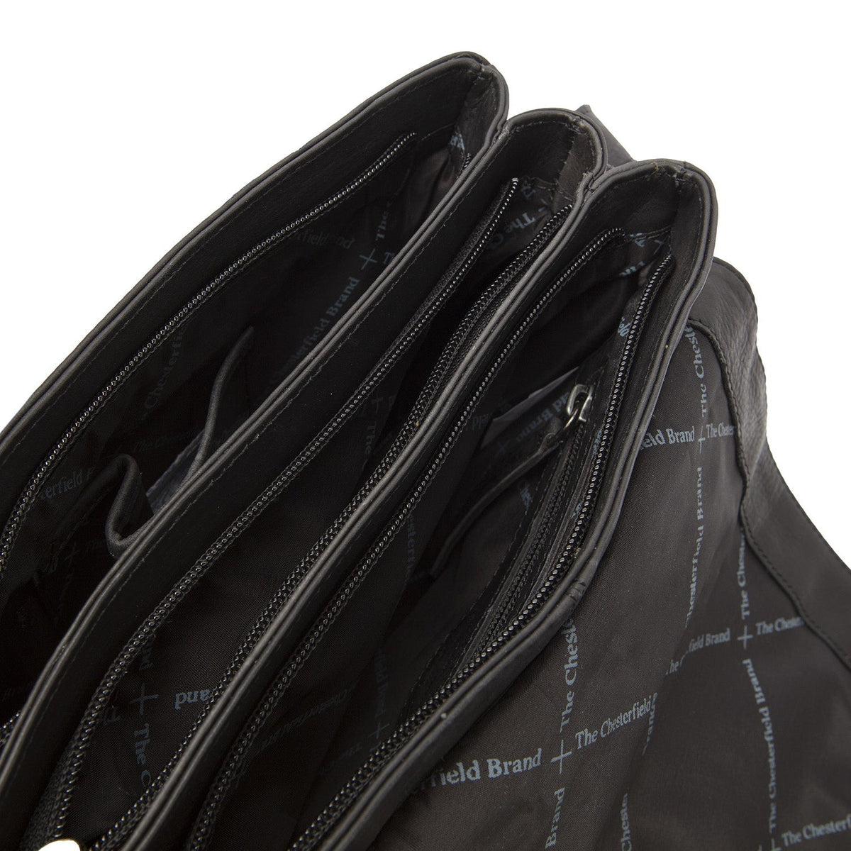 
Classic 100% Full-Grain leather Bag - Вигляд ззаду з посиленими шкіряними ременями та прострочкою