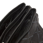 
Classic 100% Full-Grain leather Bag - Вигляд ззаду з посиленими шкіряними ременями та прострочкою
