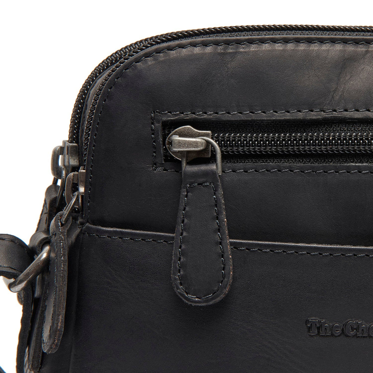 
Classic 100% Full-Grain leather Bag - Вигляд ззаду з посиленими шкіряними ременями та прострочкою