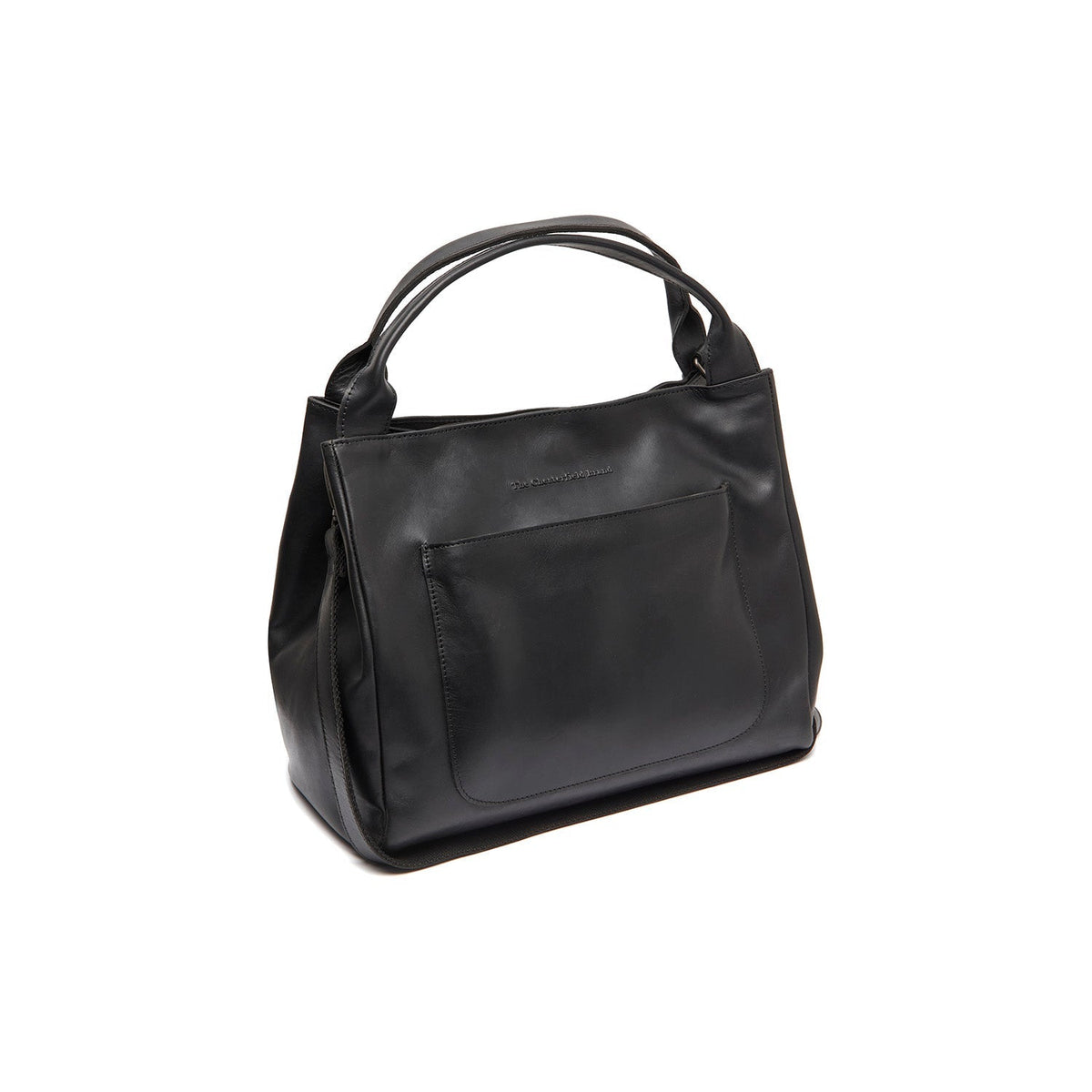 Fioline Full-Grain Leather Handbag in Classic 100% Full-Grain Leather - Front Profile View & Tailored Silhouette | Buy Online