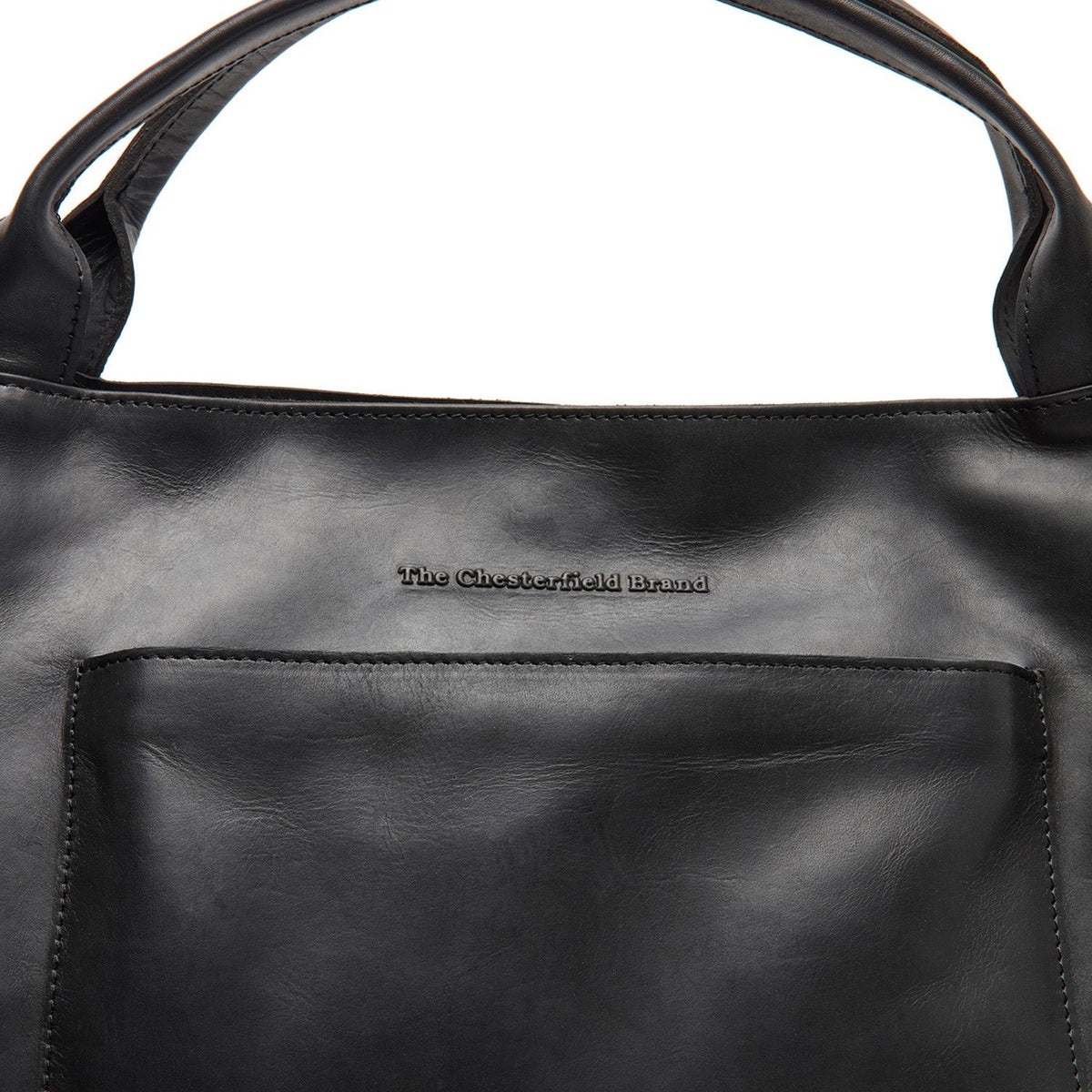 Classic 100% Full-Grain leather Goods - Back View Showing Tailored Shoulder Fit & Clean Hemline