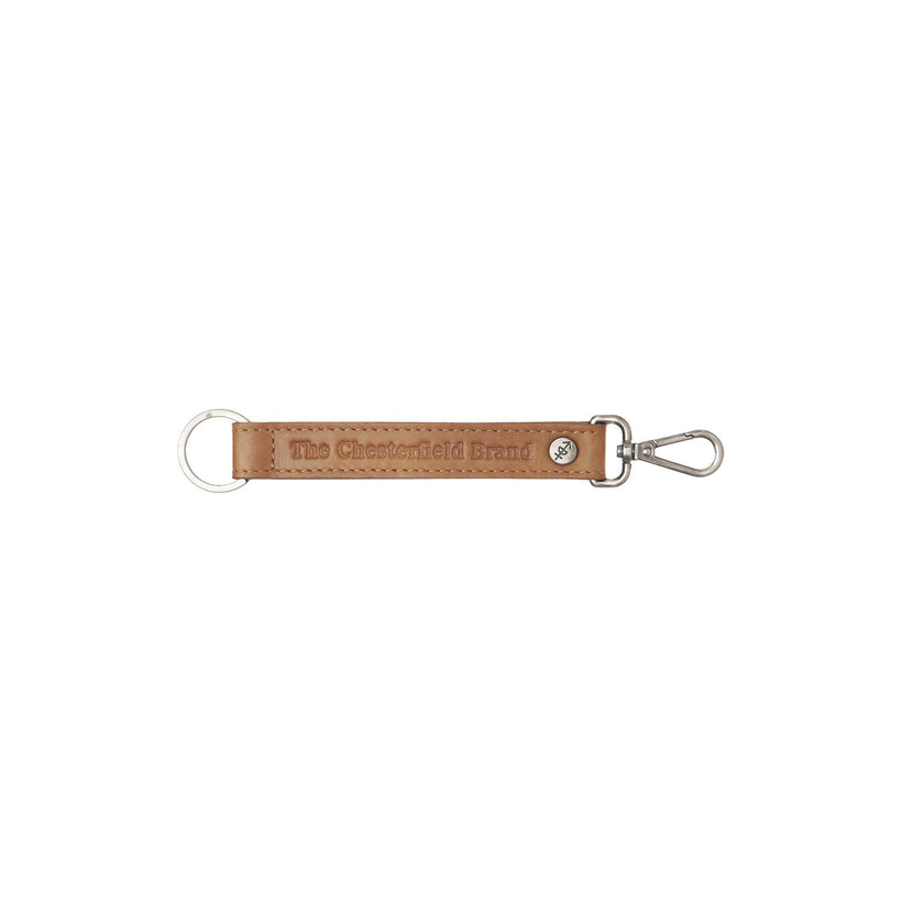 Leather Key Ring Коньячна жіноча