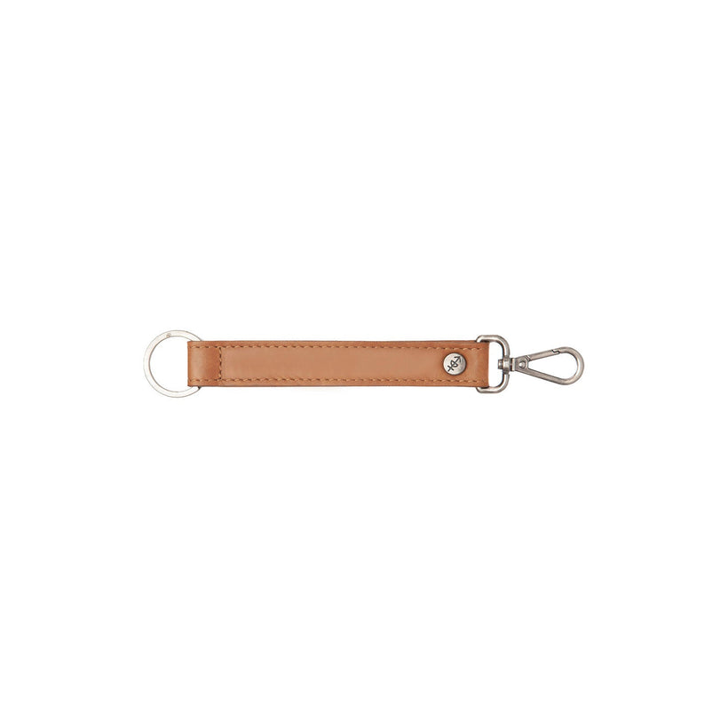 Leather Key Ring Коньячна жіноча
