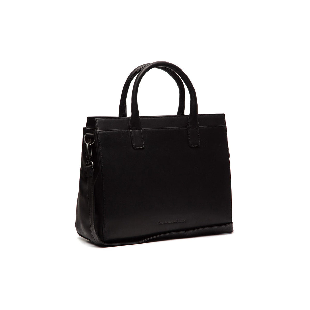 Rivera Full-Grain Leather Laptop Bag з класичної 100% шкіри вищого гатунку - Full Exterior Вигляд спереду та приталений силует | Купити в офіційному онлайн-магазині