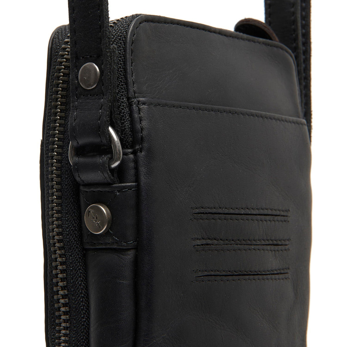 
Alesund Натуральна шкіра вищого гатунку Phone Bag - Вигляд збоку з ергономічним кроєм рукава