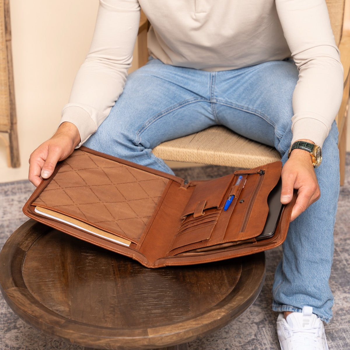 
Leather Portfolio Barnet для Жінок для Жінок – alternate product view 3