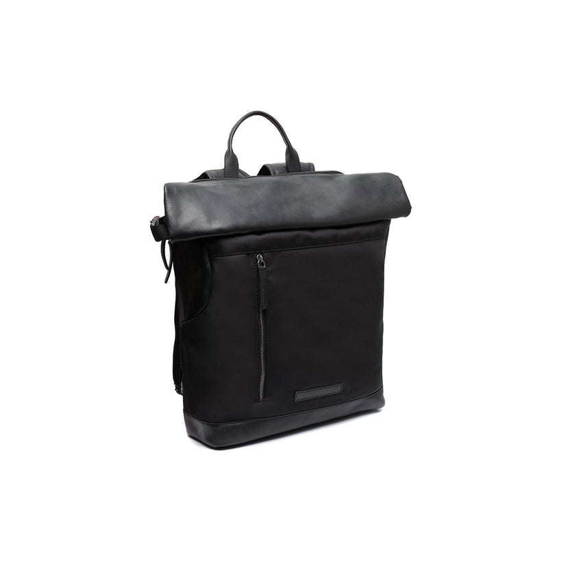 Bornholm Full-Grain Leather Roll-top Backpack жіноча