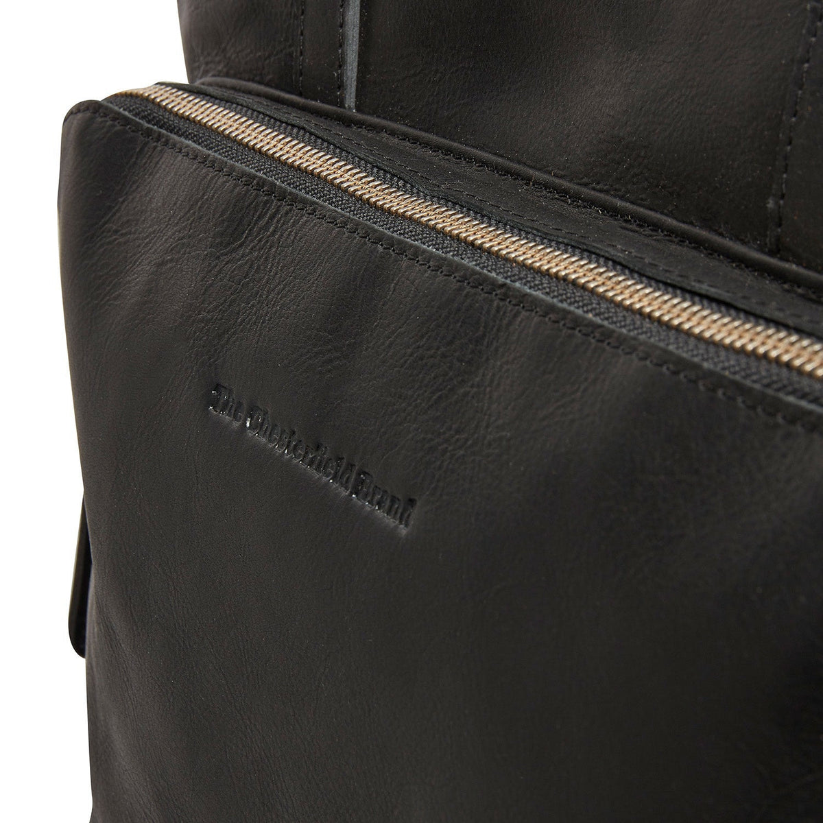 
Solid Antique Brass Hardware & Heavy-Duty Dual Zipper Detail on Alicante Натуральна шкіра вищого гатунку Shopper для Жінок
