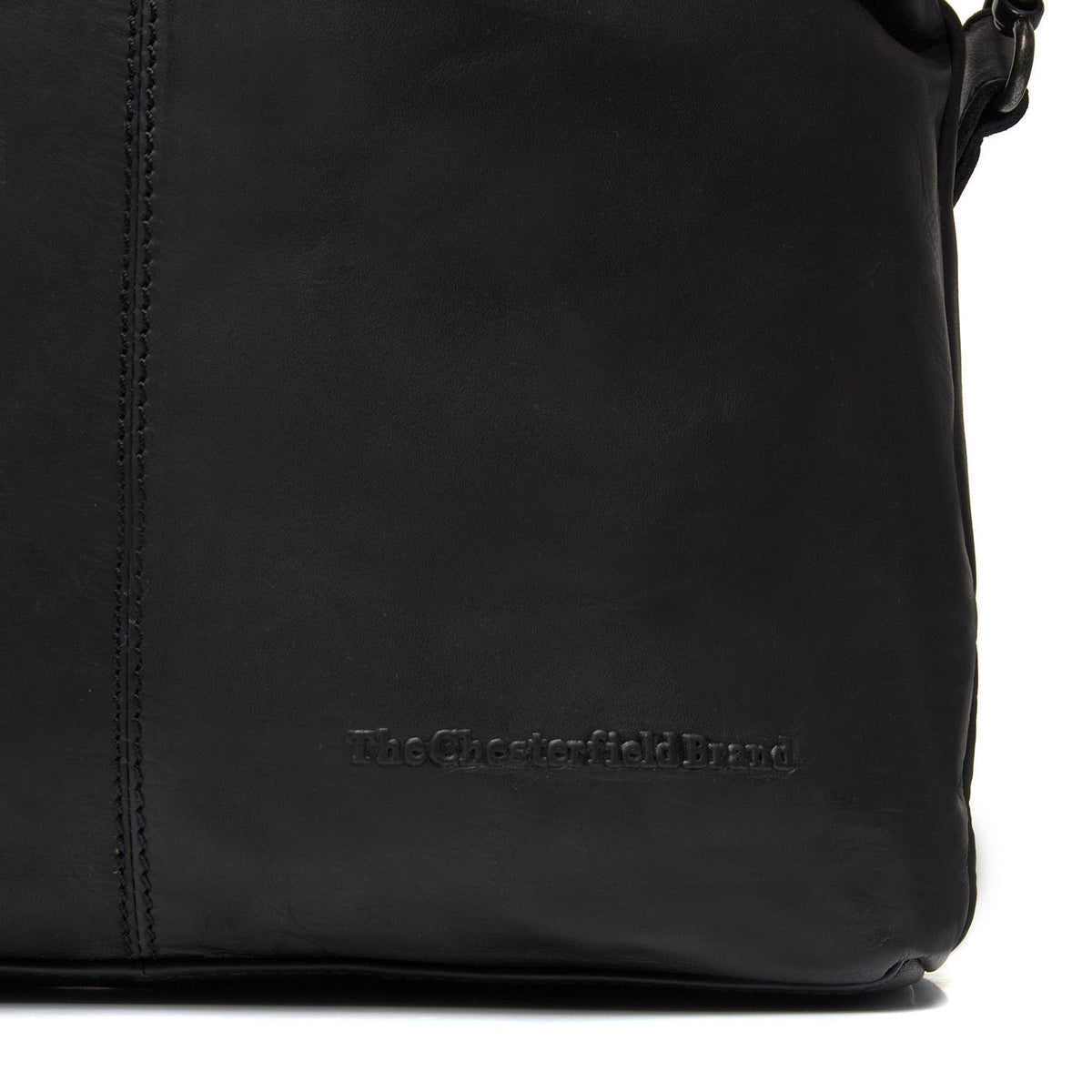 
Classic 100% Full-Grain leather Bag - Вигляд ззаду з посиленими шкіряними ременями та прострочкою