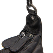 
Classic 100% Full-Grain leather Bag - Вигляд ззаду з посиленими шкіряними ременями та прострочкою