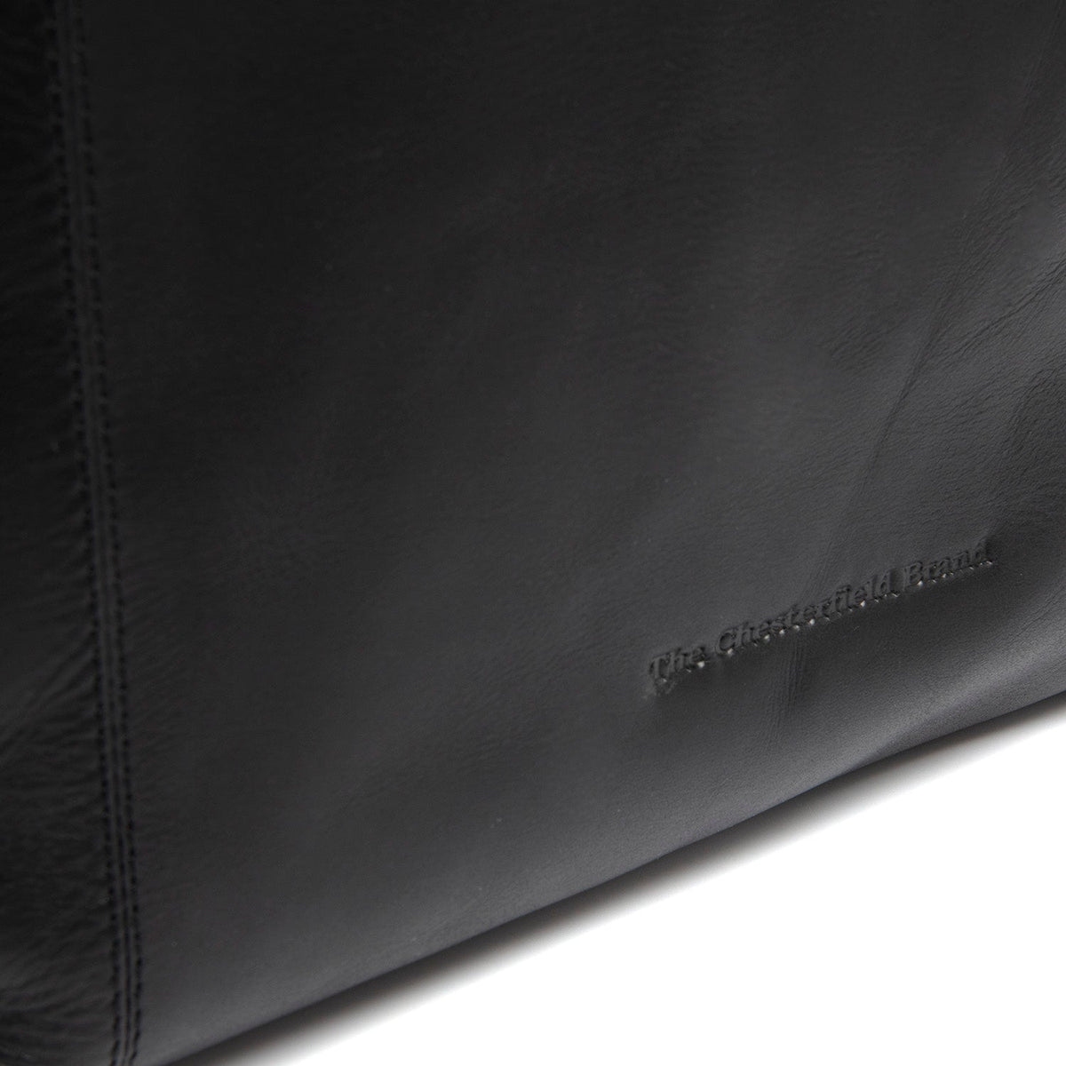 
Classic 100% Full-Grain leather Bag - Вигляд ззаду з посиленими шкіряними ременями та прострочкою