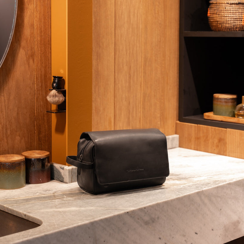 Rosario Full-Grain Leather Toiletry Bag жіноча