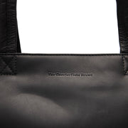 
Classic 100% Full-Grain leather Bag - Вигляд ззаду з посиленими шкіряними ременями та прострочкою