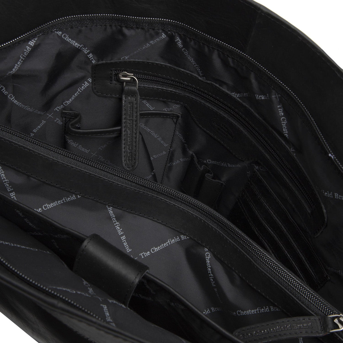 
Classic 100% Full-Grain leather Bag - Вигляд ззаду з посиленими шкіряними ременями та прострочкою