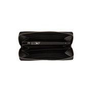 
Solid Antique Brass Hardware & Heavy-Duty Dual Zipper Detail on Livorno Шкіряний гаманець