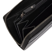 
Classic 100% Full-Grain leather Wallet - Вигляд ззаду з посиленими шкіряними ременями та прострочкою