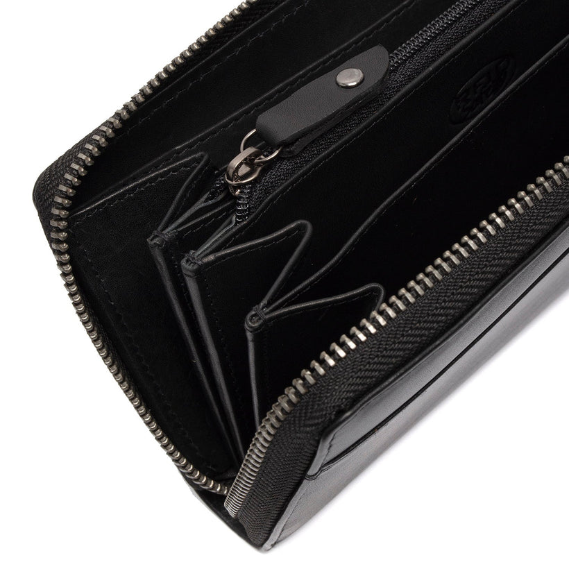 Livorno Full-Grain Leather Wallet жіноча