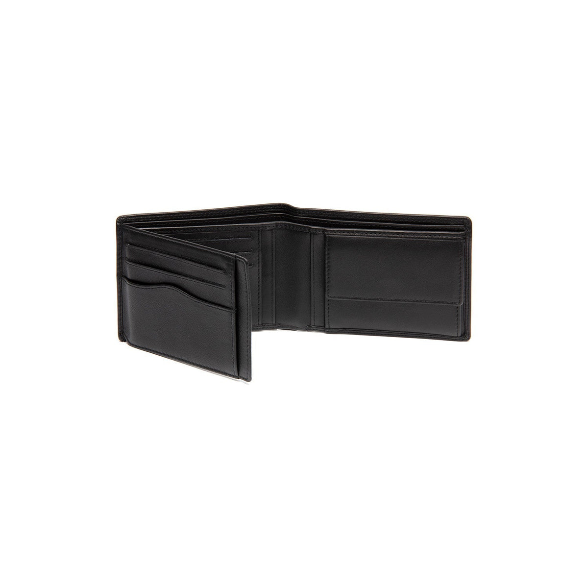
Classic 100% Full-Grain leather Wallet - Вигляд ззаду з посиленими шкіряними ременями та прострочкою