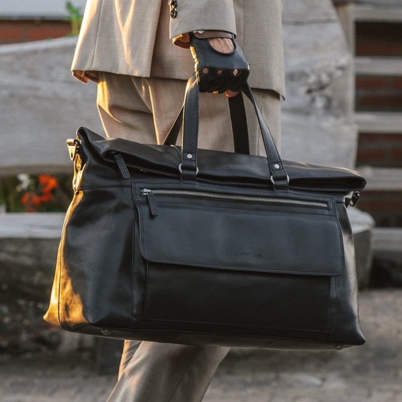 Lazio Full-Grain Leather Weekender Bag жіноча
