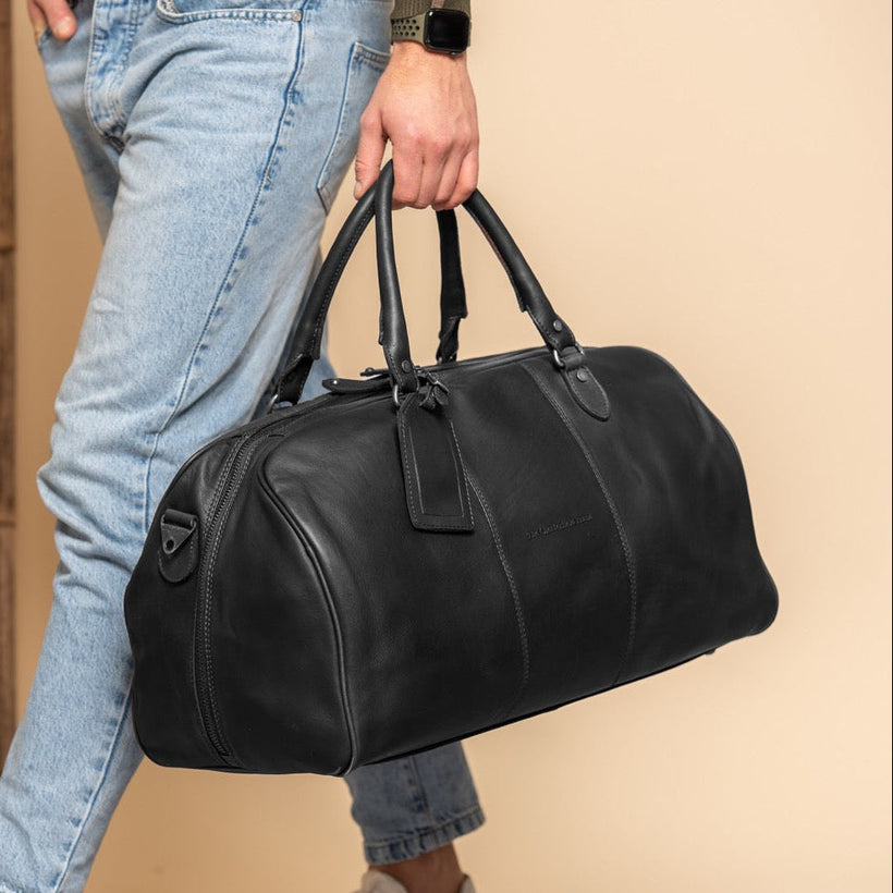 William Full-Grain Leather Weekender Bag жіноча