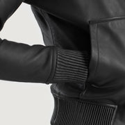 
Luna Hooded Шкіряний бомбер для Жінок – alternate product view 6