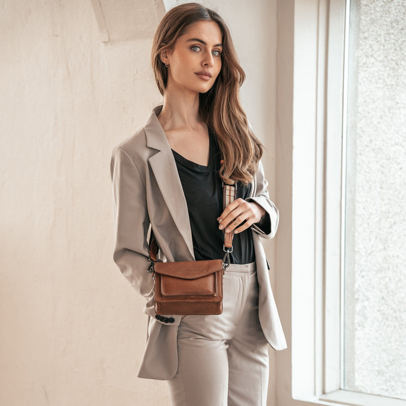 Beige Shoulder Strap жіноча
