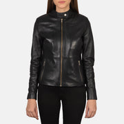 
Майстерність обробки подолу та швів на Rave Brown Leather Biker Jacket