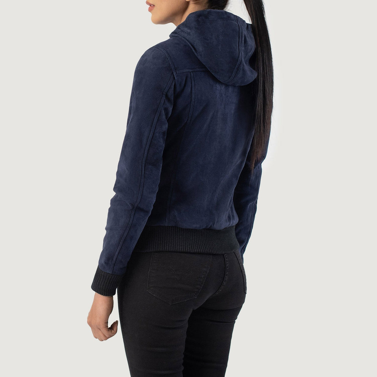 
Rebella Hooded Шкіряний бомбер для Жінок – alternate product view 5