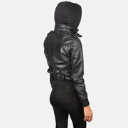
Roslyn Hooded Шкіряний бомбер для Жінок – alternate product view 5