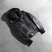 
Roslyn Hooded Шкіряний бомбер для Жінок – alternate product view 7