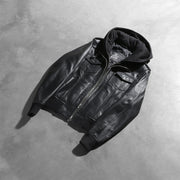
Roslyn Hooded Шкіряний бомбер для Жінок – alternate product view 8