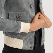 
Sasha A1 Шкіряний бомбер для Жінок – alternate product view 6