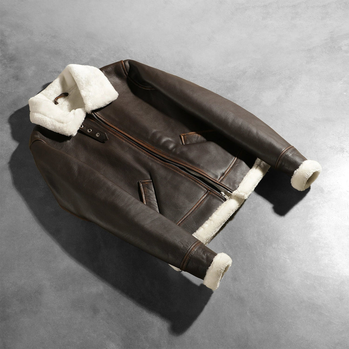 
Sherilyn B-3 Чорний Шкіряний бомбер для Жінок – alternate product view 7