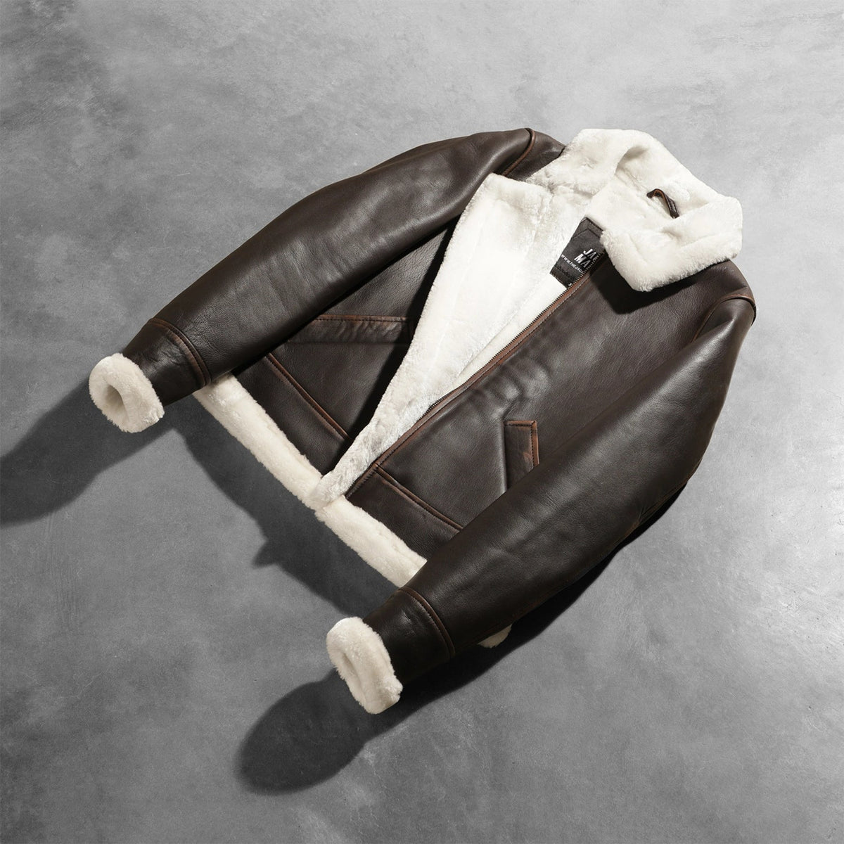 
Sherilyn B-3 Чорний Шкіряний бомбер для Жінок – alternate product view 8