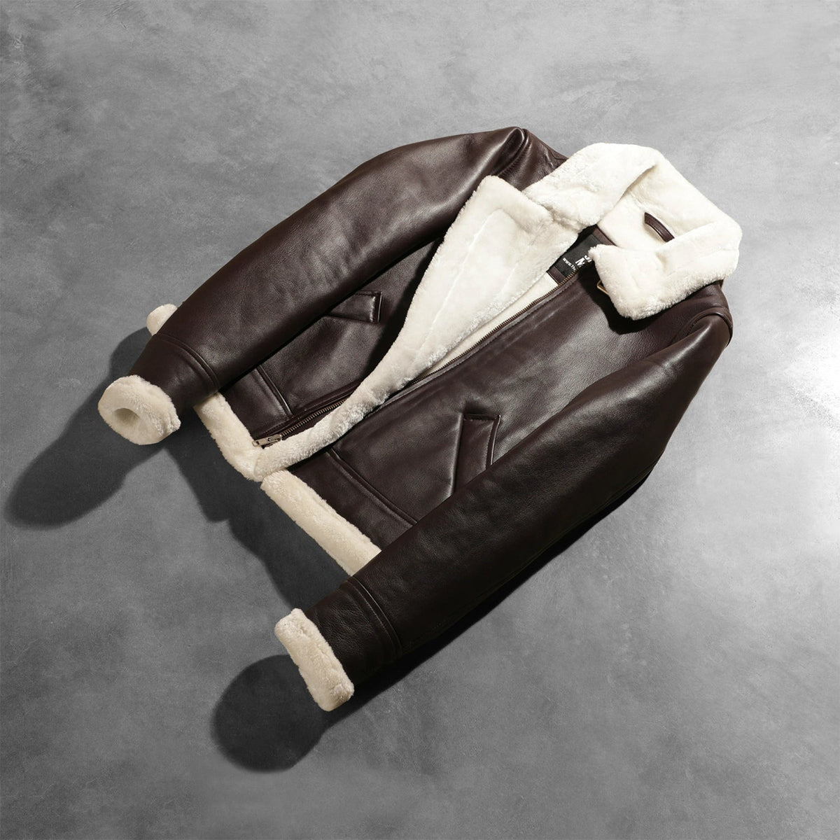 
Sherilyn B-3 Чорний Шкіряний бомбер для Жінок – alternate product view 8