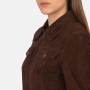 
Suzy Trucker Коричневий Шкіряна куртка для Жінок – alternate product view 6