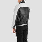 
Terrance Чорний Varsity Шкіряна куртка для Чоловіків – alternate product view 5