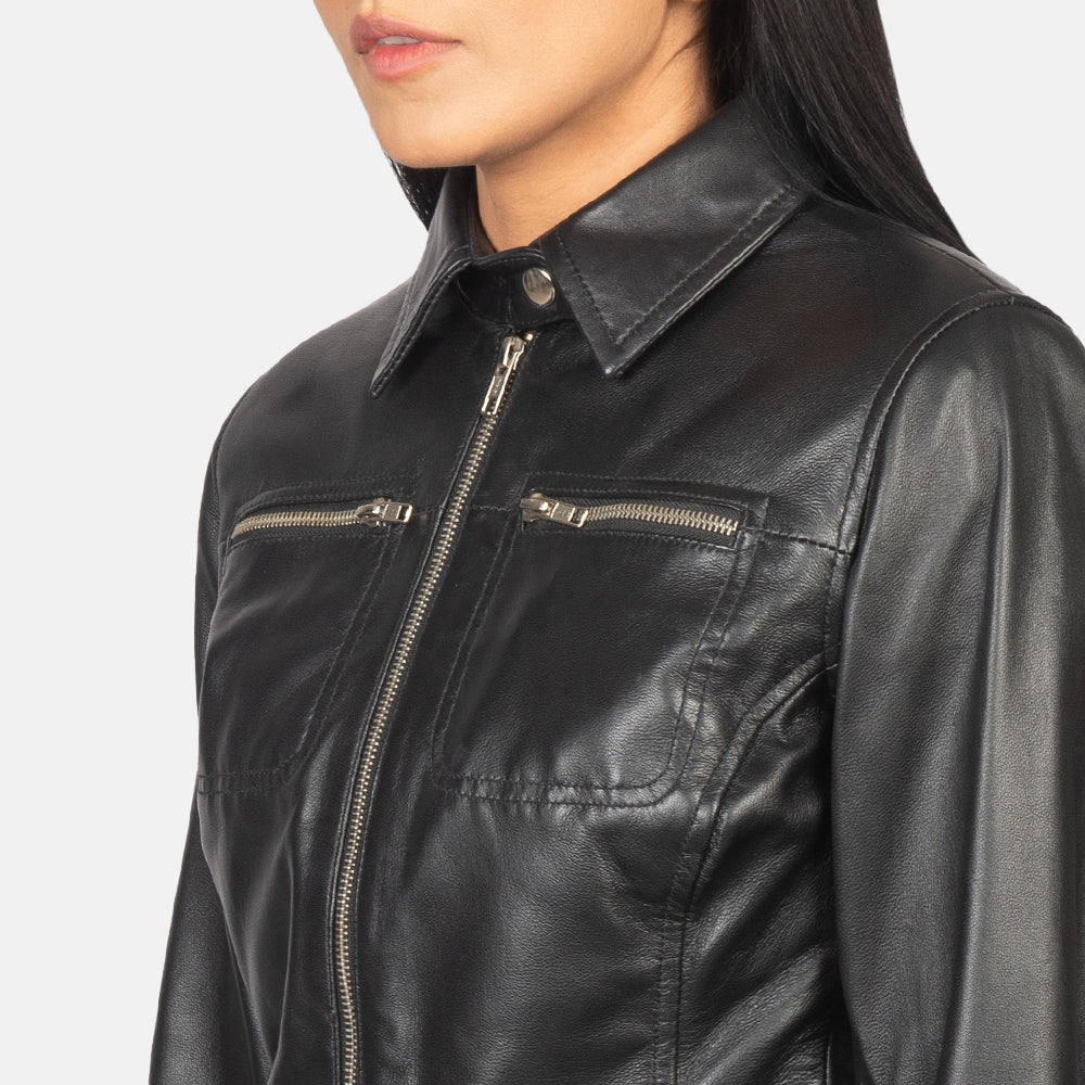 
Tomachi Червоний Шкіряна куртка для Жінок – alternate product view 6
